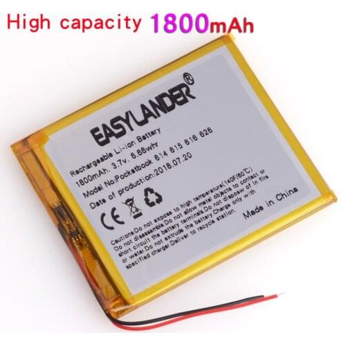 PocketBook battery 3.7V 1800mAh Rechargeable li Polymer Battery FOR E-BOOK PocketBook 614 615 616 624 626 Digma E628 R657 R659