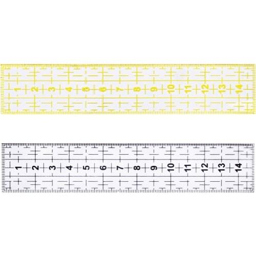 3X15CM Plastic Transparent French Curve Ruler SplIne Sewing Patchwork Feet Tailor Yardstick Cloth Cutting Rulers Measuring Tool