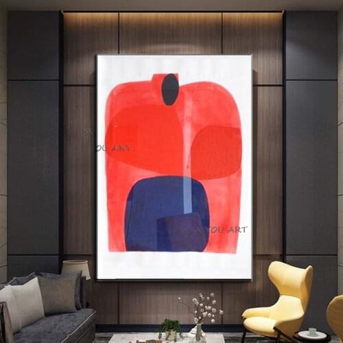 Modern Simplicity Abstract Living Room Decoration Corridor Porch Oil Painting Art Nordic Style Bedroom Bedside Wall Large Size