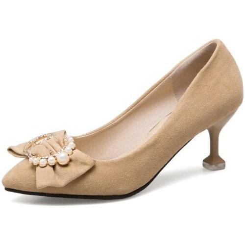 18 years spring new fashion pointed fine with bowknot size 43 yards 31 - light mouth single shoes 1822