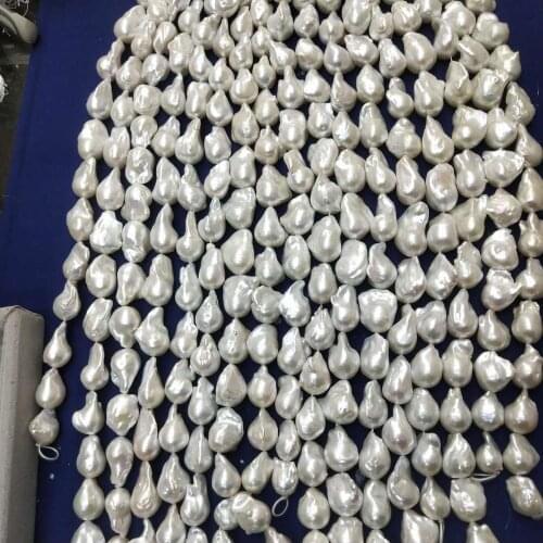 Top highest quality baroque pearl beads in strand,100% Nature freshwater pearl with baroque shape,AAAAAAAA QUALITY, L 20-32 MM