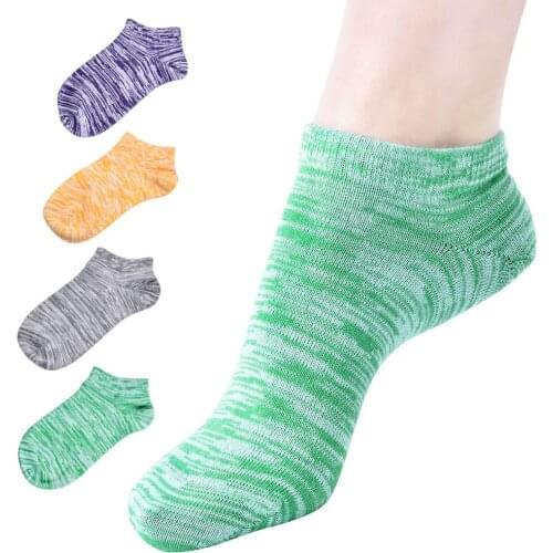 Women Sports Socks Moisture Wicking Odor Compression Solid Color Performance Low Socks For Women Comfortable Socks