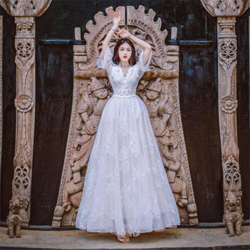 High Quality Explosions Leisure lace matching Dresses Women Spring autumn Casual Dress