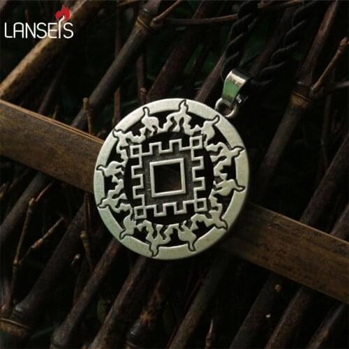 1pcs Slavic Amulet "Lucky Burdock". Ancient slavic talisman pendant jewelry pagan men necklace norse Occult Symbol Pendant