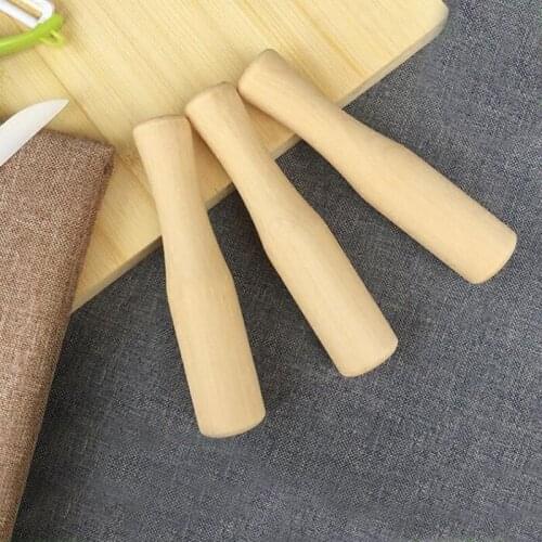 100pcs 14cm Wooden Bartender Lemon Ramming Muddler Bar Club Ice Hammer Wood Garlic Grinding Rod