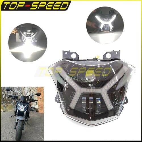 12V LED Head Light Assembly E9 mark DRL HI/LO Beam Motorcycle Running Lamp For 2017-2019 Z650 2017 - 2019 Z650 ABS