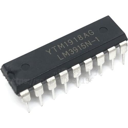 2PCS LM3915N-1 DIP18 LM3915-1 DIP LM3915N LM3915 DIP-18 new and original IC