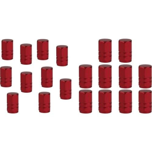 20 Pieces Aluminum Alloy Column Imitation Valve Cover For Auto / Motorcycle