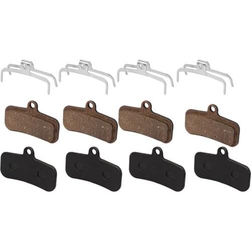 4 Pairs Mountain Bike Disc Brake Pads for Shimano Saint M810 M820 ZEE M640 H01 Semi - Metallic MTB Hydraulic Brake Pad