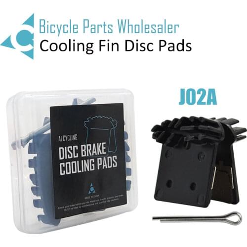 10Pairs Bicycle COOLING FINS Ceramic Disc Brake Pads For Shimano J02A XTR M9000 M9020 Deore XT M8000 SLX M7000 Deore M6000