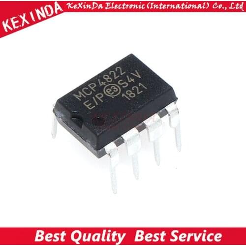 Free Shipping 5pcs/lot MCP4822-E/P MCP4822-EP MCP4822E/P MCP4822EP MCP4822 IC DAC 12BIT DUAL W/SPI 8DIP new and original