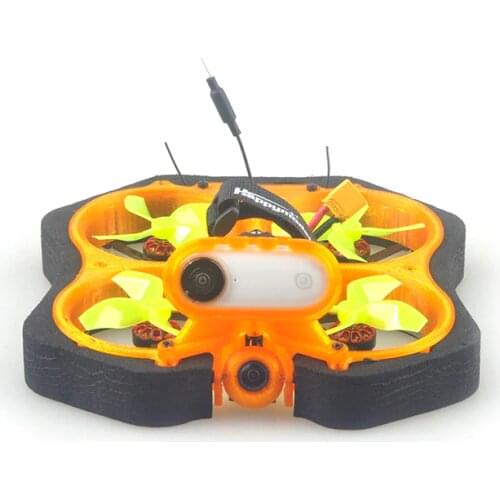Happymodel CINE8 85mm Brushless Cinewhoop DIY KIT EX1202.5 KV8000 MCU upgraded to EFM8BB21 5.8G 400mw VTX ANT 1200tvl Camera