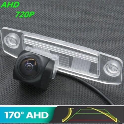 AHD 720P Trajectory Fisheye Car Rear View Camera For KIA Sportage R SL 3 2010~2015 Sorento Ceed Rio Reverse Vehicle Camera
