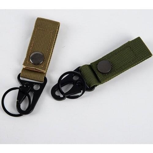 1PC Carabiner High Strength Nylon Key Hook MOLLE Webbing Buckle Hanging System Belt Buckle Hanging Camping Hiking Accessories
