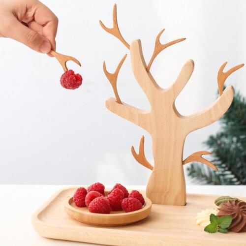 Creative Wooden Storage Tray Snack Fruit Bread Dessert Cake Plate Jewelry Sundries Srorage Tray Organizer Tools Home Decor
