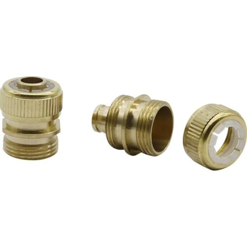 Copper 3/4" Male Thread Connector Car wash water gun bottom joint Garden drip irrigation fittings hose connector 1 Pc