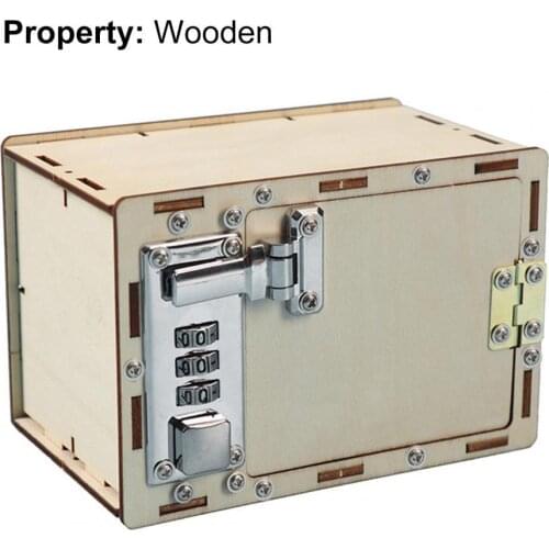 Mechanical Toys Collective Simple Operation Wood Password Box Handmade Educational toys for Kid Assembly Model Toys for Children