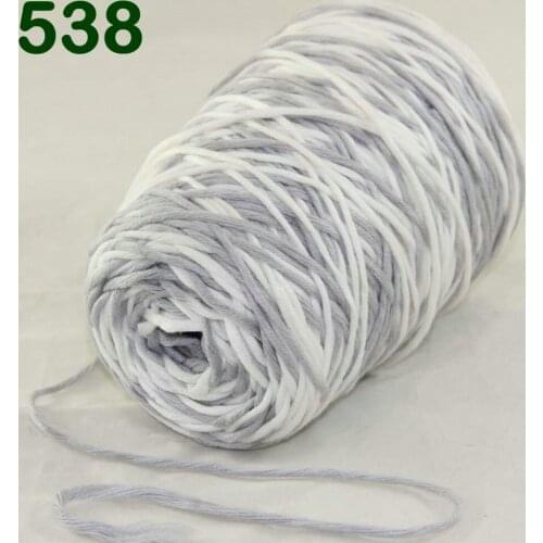 Multi-color optional 1X400g soft sell high quality 100% cotton hand-woven yarn D2