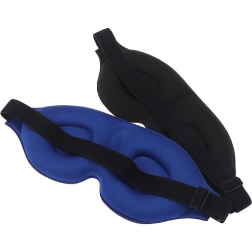 Night Sleep Mask Block Out Light With Women Men 3D Contoured Cup Blindfold Concave Molded Eye Mask For Sleeping