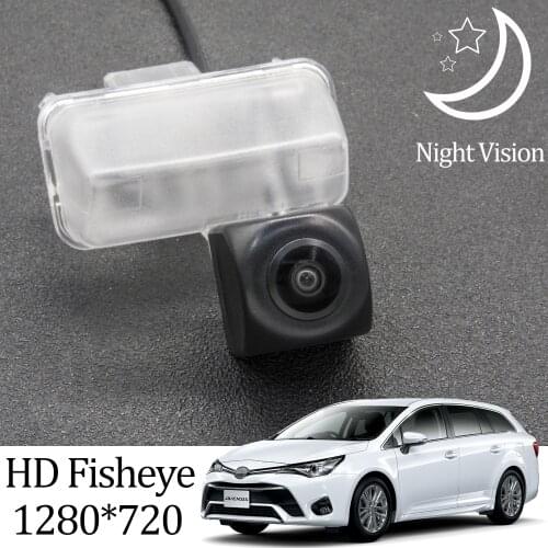 Owtosin HD 1280*720 Fisheye Rear View Camera For Toyota Avensis III T27 2009 2010 2011 2012 2013 2014 Car Reversing Monitor