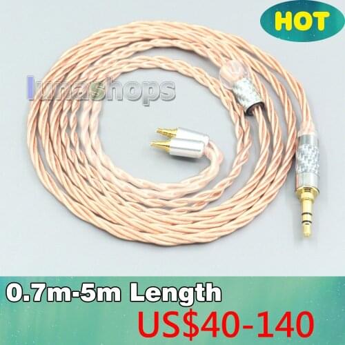 Silver Plated OCC Shielding Coaxial Earphone Cable For Sennheiser IE40 Pro IE40pro LN007167