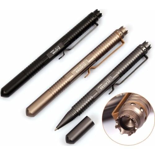 EDC Portable Tactical Pen Self Defense Tool Aviation Aluminum Anti-skid Cooyoo Laix B1 Self Guard Pen Outdoor Camping Equipment