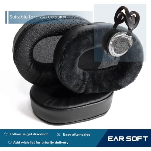 Earsoft Replacement Ear Pads Cushions for Koss UR40 UR29 Headphones Earphones Earmuff Case Sleeve Accessories