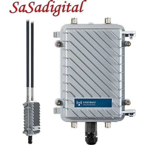 300Mbps Outdoor Wireless CPE Router Wifi Repeater 500mW WiFi Signal Amplifier Long-Range Access Point Router With 2Pcs Antenna