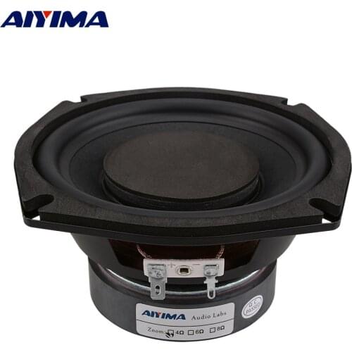 AIYIMA 5.25 Inch Subwoofer Audio Speaker Super Power Music Loudspeaker 4 8 Ohm 120W Bookshelf DIY Sound Speakers