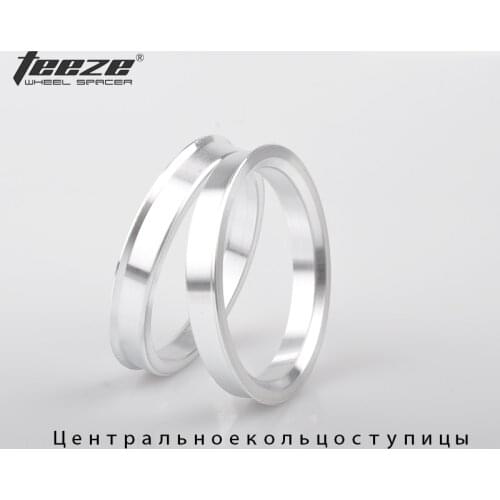 Anillo del centro del centro de la rueda 4pcs/set aluminum center hub rings 75.1 to 72.6 car-styling wheel centric ring 4pcs/set