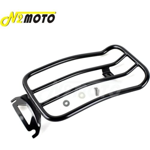 Motorcycle Rear Solo Seat Luggage Rack For Harley Touring FLHT FLHR FLHX FLT 1997-2015 Road King Street Glide Electra Glide