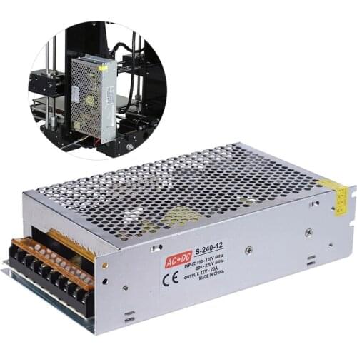 DC12 10A 20A POWER adapter for 3D printer 240W AC-DC step down module AC100V-220V INOUT