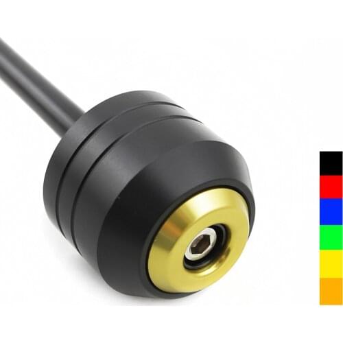 For YAMAHA XSR 700 900 MT01 MT03 SUPER TENERE XT1200Z FJR XJR 1300 XVS950 Front Axle Slider Fork Wheel Protector Crash Pad