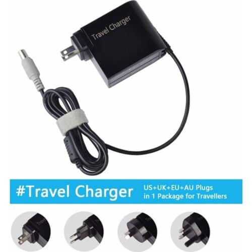 20V 3.25A 65W Power Adapter Travel Charger For Lenovo T410 T410s T510 SL410 SL410k SL510 SL510k T510i With US UK EU AU 4 Plugs
