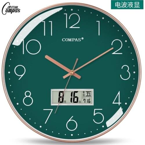 Crystal Mirror Glass Wall Clock Fashion Living Room Watch Creative Home Unique Designed Luxury Wall Clocks House Decorations