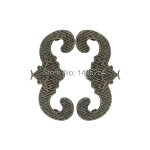 Classical design antique brass glass door handle pull from China