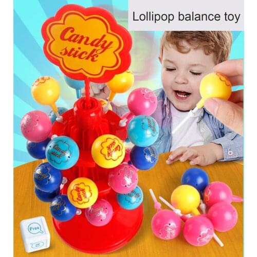Novelty Funny Lollipop Shape Balance Board Game Parent-Child Interaction Puzzle Toy Joking Decompression Family Party Game Toys