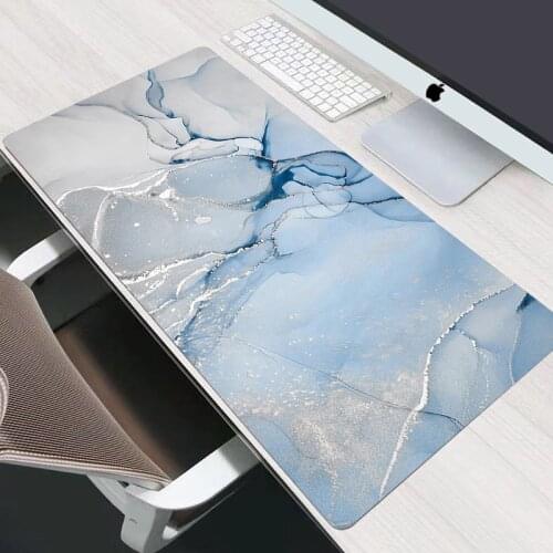 Office Carpet Desk Mat Marble Mouse Pad PC Gamer Accessiores Mousepad Gaming Computer Keyboard Mouse Mats Rubber Speed Mausepad