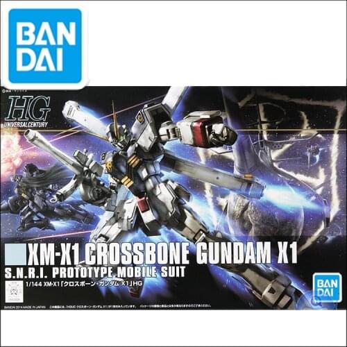 Original Gundam Model HG 1/144 CROSSBONE X-1 GUNDAM NT Mobile Suit Assemble Model Action Figures