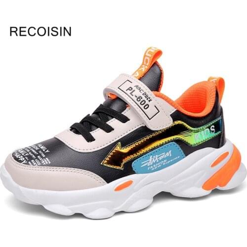 RECOISIN 2020 Autumn Sport Kids Shoes Boys Sneaker Casual Fashion Child Shoes Boy Comfortable Non-slip Children Sport shoes