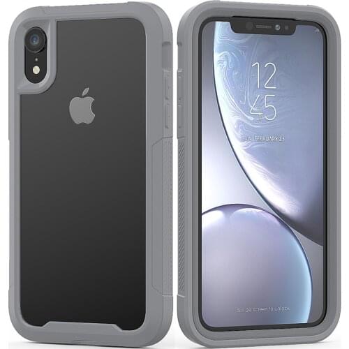 Shockproof Silicone Bumper Frame Case for iPhone 12 12 mini 12Pro 11 Pro Max 11 Pro XS Max XR X 8 7 6 Plus Transparent Back Case