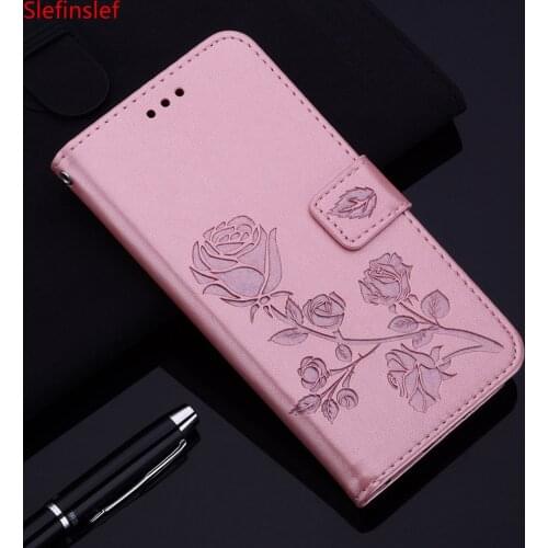 Rose Leather Book Case for Samsung J2 Pro J4 J6 J8 Plus 2018 Soft Silicone Back Cover for Samsung A6 A8 Plus A7 A9 2018 Wallet