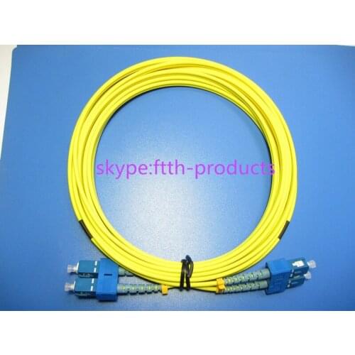SC/PC-SC/PC SM Duplex 3.0mm 5M LSZH Jacket Fiber Optical Pigtail/Patch Cord/Jumper