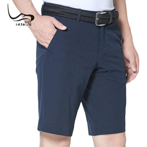 EAGEGOF Man Golf shorts Super breathable short pants Laser drilling sports Shorts 6 solid color golf clothing
