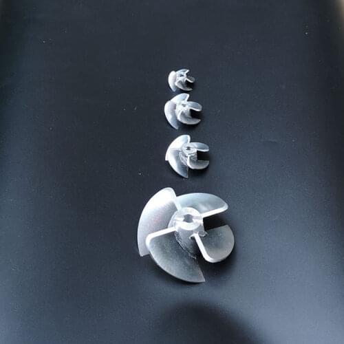 1PC 26 28 36 40 55 60 80 100mm RC Jet Boat Pump 4 Blade Aluminum Propeller Engine ROV Underwater Robot Thruster CNC Paddle