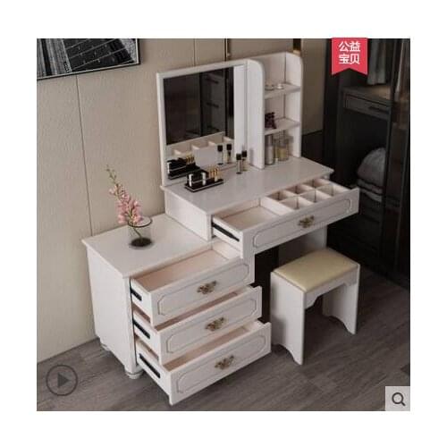 Jane Europe dressing table bedroom multi-functional princess economy 60 small family mini assembly dresser