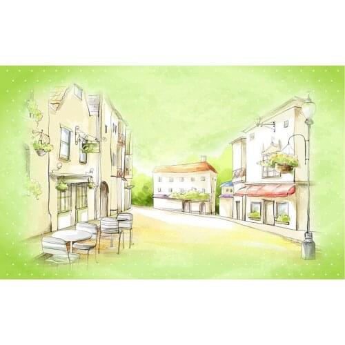 TV background fresh green landscape custom 3d wallpaper murals 3d wall murals wallpaper Home Decoration