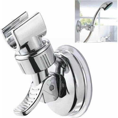 Universal Adjustable Hand Shower Holder Suction Cup Holder Holder Bracket Bathroom Head Full Rail Stable Plating Rotation S E8I0