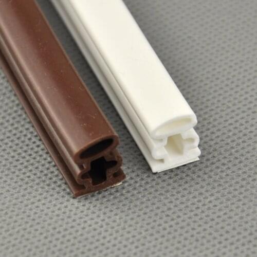 10*12mm 9M Silicone rubber sealing strips crash soundproof door thong strip security door/ window sealed slot type I -shaped