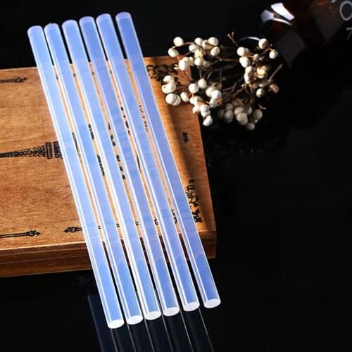 10Pcs/Lot 7mm/11mm Hot Melt Glue Sticks For Electric Glue Gun Solid Craft Album DIY Repair Tools Hot melt adhesive Gun stick